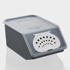 Контейнер для овощей, 7.6 л, 32.3×22×14.8 см, цвет серый - Фото 8