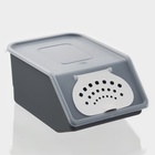 Контейнер для овощей, 7.6 л, 32.3×22×14.8 см, цвет серый - Фото 6