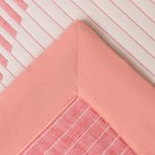 Покрывало хлопковое Этель «Волны» 200х240±5 см, цвет розовый, 100%хлопок, 300гр/м2 - Фото 5