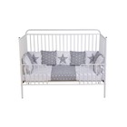 Кроватка-трансформер Polini kids Vintage 400, детская, металлическая, цвет белый - Фото 1