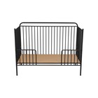 Кровать-трансформер Polini kids Vintage 400, детская, металлическая, чёрная, матовая - Фото 2