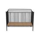 Кровать-трансформер Polini kids Vintage 400, детская, металлическая, чёрная, матовая - Фото 3