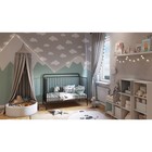 Кровать-трансформер Polini kids Vintage 400, детская, металлическая, чёрная, матовая - Фото 8