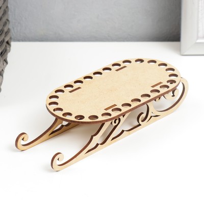 Заготовка для вязания «Сани», набор 3 детали донышко 13×7 см