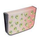 Пенал школьный, 3 секции, 14×21×4 см «Авокадо» - Фото 3