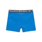 Трусы-боксеры, рост 98-104 см, цвет темно-голубой - Фото 2