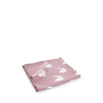 Плед для новорожденных, размер 105x75 см, цвет розовый