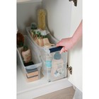 Контейнер для хранения на колёсиках, 10 л, 46.2×16.2×27.2 см, с ручкой, пластик, прозрачный - Фото 8