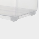 Контейнер для хранения на колёсиках, 10 л, 46.2×16.2×27.2 см, с ручкой, пластик, прозрачный - Фото 6