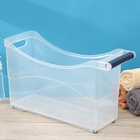 Контейнер для хранения на колёсиках, 10 л, 46.2×16.2×27.2 см, с ручкой, пластик, прозрачный - Фото 9