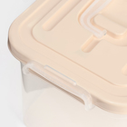 Контейнер для хранения с крышкой, 6.5 л, 31×20×18 см, пластик, МИКС - Фото 2