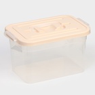 Контейнер для хранения с крышкой, 6.5 л, 31×20×18 см, пластик, МИКС - Фото 2