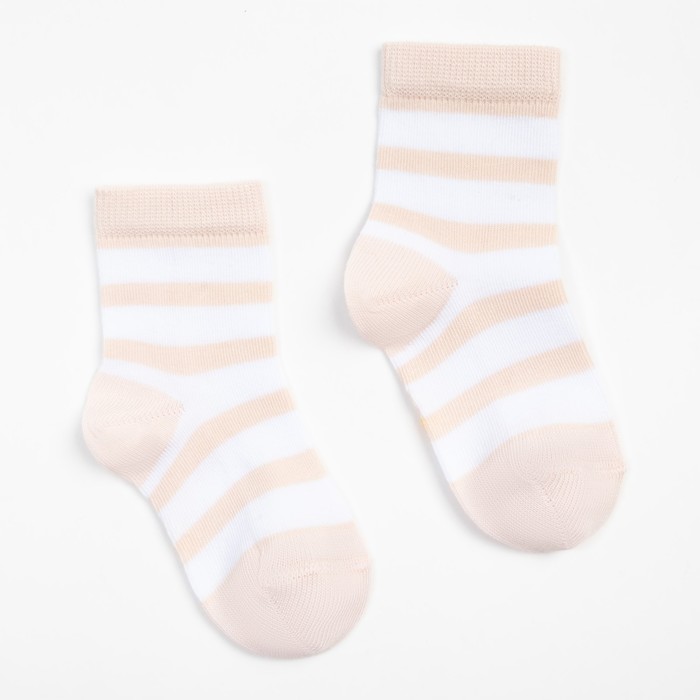 Носки детские, цвет зефирный, размер 10 (17-18) - Фото 1