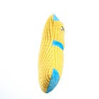 Игрушка мягкая с пищалкой Носок жёлтый, 16 см - фото 6638618