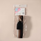 Ручка для сумки, стропа с кожаной вставкой, 139 ± 3 × 3,8 см, цвет чёрный/коричневый/песочный/золотой - фото 7376919