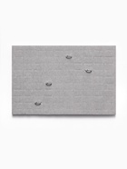 Подставка под кольца QF, 100 мест, флок, 34×23×1 см, серая - Фото 2