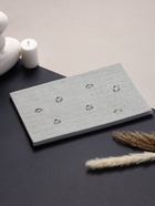 Подставка под кольца QF, 100 мест, флок, 34×23×1 см, серая - Фото 6