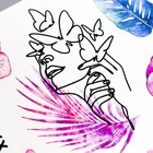 Татуировка на тело "Орхидеи" 10х15 см  (артикул 9103573)  большой выбор товаров оптом и в розницу по низким ценам с доставкой