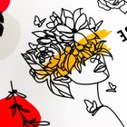 Татуировка на тело "Листья" 10х15 см  (артикул 9103576)  большой выбор товаров оптом и в розницу по низким ценам с доставкой