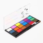 Аквагрим профессиональный для лица и тела, 18 цветов + кисточка - Фото 3