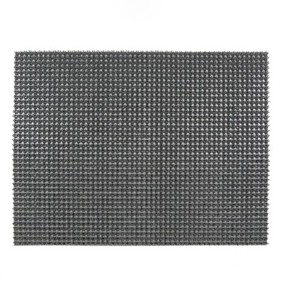 Коврик-щетинка Sunstep, 45х60 см, цвет серый металлик