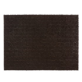 Коврик-щетинка Sunstep, 45х60 см, цвет тёмно-коричневый