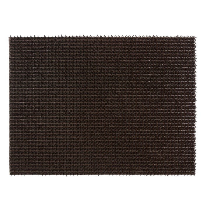 Коврик-щетинка Sunstep, 45х60 см, цвет тёмно-коричневый - Фото 1
