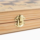 Настольные игры 3 в 1 "Рыцарь" шахматы, шашки, нарды, деревянные, большие, 50 х 50 см - Фото 7