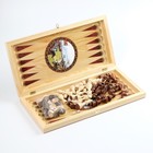 Настольная игра 3в1 «Куликовская битва» шахматы, шашки, нарды, деревянные, 50×50 см - Фото 3