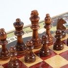 Настольные игры 3в1 "Куликовская битва": шахматы, шашки, нарды деревянные большие, 50 х 50см - Фото 6