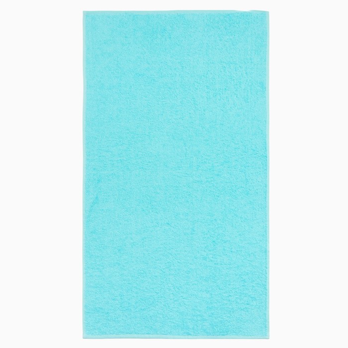 Полотенце махровое Экономь и Я 30*60 см, цв. голубой, 100% хлопок, 320 гр/м2 - фото 1886873978