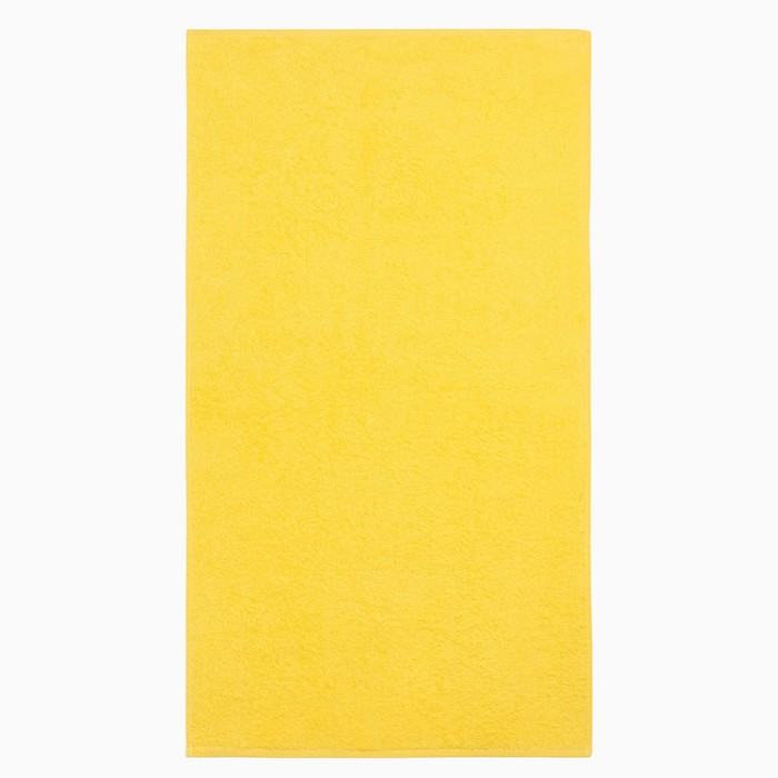 Полотенце махровое Экономь и Я 30*60 см, цв. желтый 100% хлопок, 320 гр/м2 - фото 1907476593