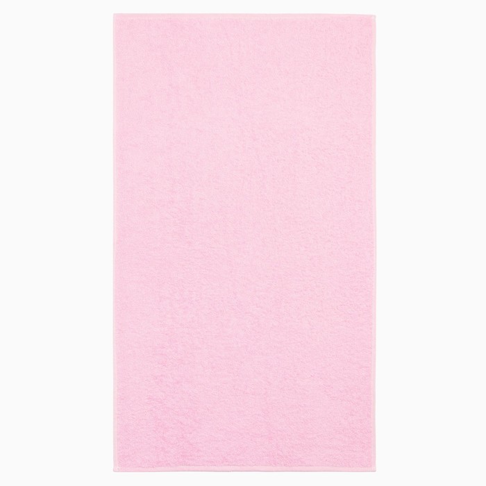 Полотенце махровое Экономь и Я 50*90 см, цв. розовый, 100% хлопок, 320 гр/м2 - фото 1907476640