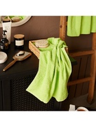 Полотенце махровое «Экономь и Я», 50×90 см, хлопок 100%, зелёное - Фото 2