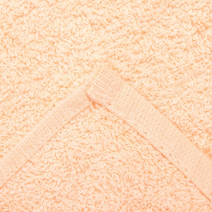 Полотенце махровое Экономь и Я 50х90 см, цвет персиковый мокко, 100% хлопок, 350 гр/м2 - фото 1907476700