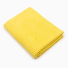 Полотенце махровое Экономь и Я 70*140 см, цв. желтый, 100% хлопок, 320 гр/м2 - Фото 3