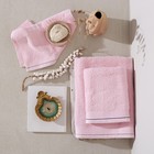 Полотенце махровое LoveLife "Plain" 30*60 см, цв. розовый, 100% хлопок, 450 гр/м2 - Фото 3