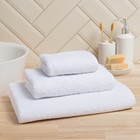 Полотенце махровое LoveLife "Plain" 50*90 см, цв. белый, 100% хлопок, 450 гр/м2 - фото 48711850