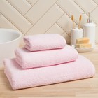 Полотенце махровое LoveLife Plain, 50×90 см, хлопок 100%, розовое 7527737