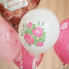 Шар латексный 12" «Розы», ассорти, набор 25 шт., МИКС - фото 24508240