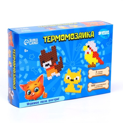 Термомозаика «Животные» с игровым полем