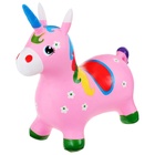Попрыгун ZABIAKA «Единорог», 51×25×50 см, розовый - Фото 8
