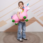 Попрыгун ZABIAKA «Единорог», 51×25×50 см, розовый - Фото 5