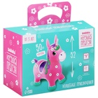 Попрыгун ZABIAKA «Единорог», 51×25×50 см, розовый - Фото 9