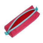 Пенал школьный Calligrata мягкий 1 отделение, 60×195×50 мм, малиновый - Фото 4