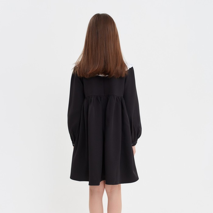 Платье для девочки MINAKU, цвет чёрный, рост 122 см - фото 1885409242
