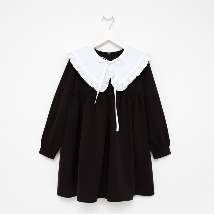 Платье для девочки MINAKU, цвет чёрный, рост 122 см - фото 1885409247
