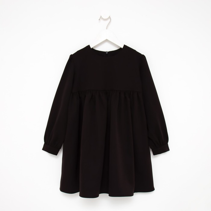 Платье для девочки MINAKU, цвет чёрный, рост 122 см - фото 1885409249