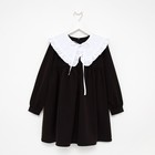 Платье школьное для девочки MINAKU: School Collection, чёрное, рост 128 см - Фото 8