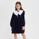 Платье для девочки MINAKU, цвет синий, рост 122 см - фото 71260374